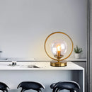 Axyaa Wood Base Table Lamp with Cloth Lampshade - Elegant Lighting Solution