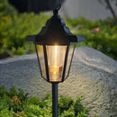 Axyaa Solar Lantern: Decorative Outdoor Candle Lamp with Auto On/Off - Waterproof Garden/Patio Decor