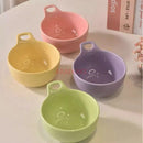 Axyaa Round Ceramic Baking Bowl for Kids and Family Home Cooking
