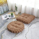 Axyaa Japanese Tatami Seat Cushion - Cozy Square Round Pad for Office Chair & Kids