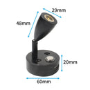 Axyaa 12V 24V LED Lights with USB Charger, Touch Control Switch for Vehicle