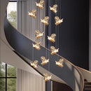 Axyaa Modern LED Ceiling Chandelier for Bedroom and Dining Room