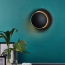 Axya Moon Chasing Wall Lamp: Aluminum Rotatable Lighting Sconces for Bedroom