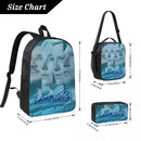 Axyaa Fantastic Four Movie School Bag Set with Lunch Box & Pencil Box