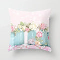 Axyaa Retro Floral Rose Print Pillowcase for Farmhouse Decor 45*45cm
