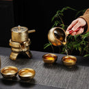Axya Luxury Tea Set - 24k Gold-plated & 999 Silver-plated Top-grade Chinese Tea Set
