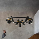 Axyaa Nordic Pendant Light: Minimalist Industrial Style Spotlight for Living Room & Dining Room