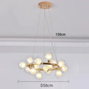 Axyaa Modern LED Pendant Chandeliers for Living and Dining Room Lighting