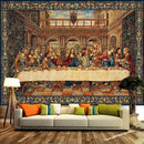 Axyaa Last Supper Jesus Tapestry - Christmas Living Room Wall Decoration
