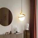 Axyaa Glass LED Pendant Chandelier for Modern Home Lighting