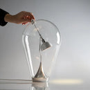 Axyaa Nordic Glass Desk Lamp: Creative Design for Bedside Art Decor & Ambiance