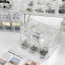 Axyaa Acrylic 9-Grid Jewelry Storage Box Organizer