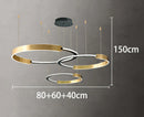 Axyaa Pendant Lights Chandelier Ceiling Lamp LED Modern Indoor Decorative Lighting