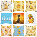 Axyaa Cute Duck Pillowcase 45x45 for Living Room & Bed Pillows