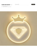 Axyaa Luxury Crown Ceiling Lamp for Bedroom or Children's Room