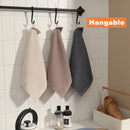 Axyaa Soft Cotton Towel Kitchen Dish Rags Honeycomb Face Wash Cleaning Cloth