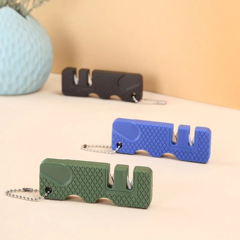 Axyaa Ceramic Knife Sharpener for Kitchen & Outdoor Use