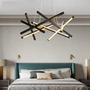Axyaa Nordic LED Chandelier with Remote Control for Living Room Kitchen Dining Room