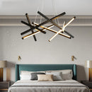 Modern Nordic LED Chandelier with Remote Control for Living, Dining, and Kitchen Room Decor by Axyaa