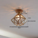 Axyaa Amber Glass LED Ceiling Lights Home Decoration Kitchen Restaurant Modern Ceiling Lamp