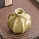 Axyaa Yaozhou Kiln Lantern Vase Green Plant Pot Tea set Home Decor Craft