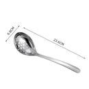 Axyaa Steel Soup Spoon Colander Thicken Kitchen Tableware Tool