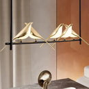 Axyaa Modern Magpie LED Chandelier for Living Room and Bedroom