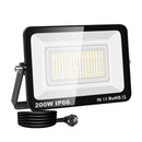 Axyaa LED Flood Light 50W-200W 110V 240V Outdoor Lighting 4000K Floodlight for Street Garden