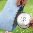 Axyaa Stainless Steel Folding Water Cup with Lid - Portable Travel Camping Mug