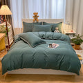 Axyaa Super Soft Cotton Bed Set, Four Season Down Duvet Cover, Great Gift Choice
