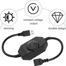 Axyaa LED Strip Lights Dimmer Switch USB Cable - Rotary/Touch Controller