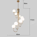 Axyaa LED Pendant Chandelier for Modern Home Decor and Indoor Lighting