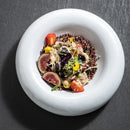 Axyaa Ceramic Drum Plate: High-end Japanese Tableware for Hotels & Restaurants