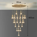 Axyaa Nordic Chandeliers Dining Room Pendant Lights Ceiling Hanging Lamps Indoor Lighting