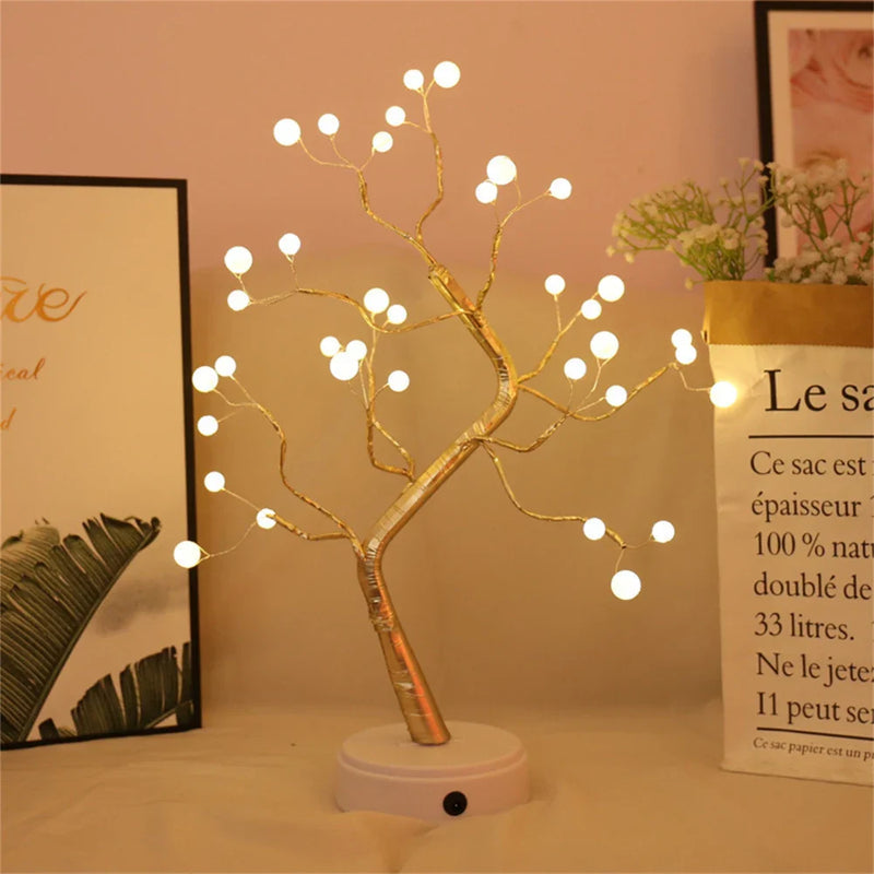 Axya Bonsai Tree Light: Tabletop LED Branch Lamp Home Decor Fairy Lights