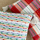 Axyaa Plaid Cotton Linen Holiday Throw Pillowcase for Home Sofa Decor