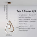 Axyaa Crystal Pearl LED Pendant Chandelier in Black/Gold Finish for Modern Home Décor