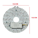 Axyaa LED Circle Ring Panel Light, 3-Color Ceiling Lamp, Magnetic Installation