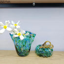 Modern Axyaa Glass Vase Hydroponic Flower Pots for Desk Decoration