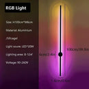 Axyaa Rotatable RGB LED Wall Lamp 60/80/100cm for Bedroom Living Room Decor