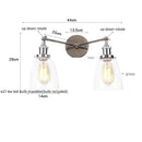 Axyaa Vintage Industrial Wall Light with Pull Chain Switch