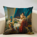 Axyaa Neoclassicism Napoleon Oil Painting Cushion Cover