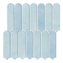 Axyaa Pink Tile Stickers for Kitchen & Bathroom Walls, Water & Mold Resistant
