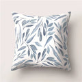 Tropical Cactus Flower Cat Print Pillow Cover 45X45CM for Home Sofa Chair