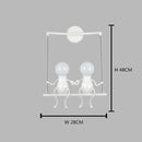 Axyaa Cute Doll Wall Light for Bedroom - LED Indoor Sconce Home Decors