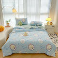 Axyaa Washed Cotton All Season Comforter for Single Double Bed