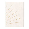 Axyaa Geometric Nature Sun Rising Line Art Mid Century Modern Wall Print