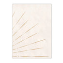 Axyaa Geometric Nature Sun Rising Line Art Mid Century Modern Wall Print