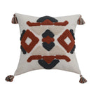 Axyaa Tufted Plush Tassels Cushion Cover for Stylish Home Decor