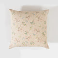 Axyaa Flower Pattern Linen Cotton Pillow Covers for Home Decor
